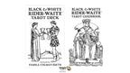 Black &amp; White Rider-Waite® Tarot Deck | ไพ่ทาโรต์