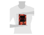 A book cover for 'The Damned Trilogy' by Cassandra Linton is shown centered on a light gray human silhouette, with a vertical height marker indicating 8.5 in (21 cm).