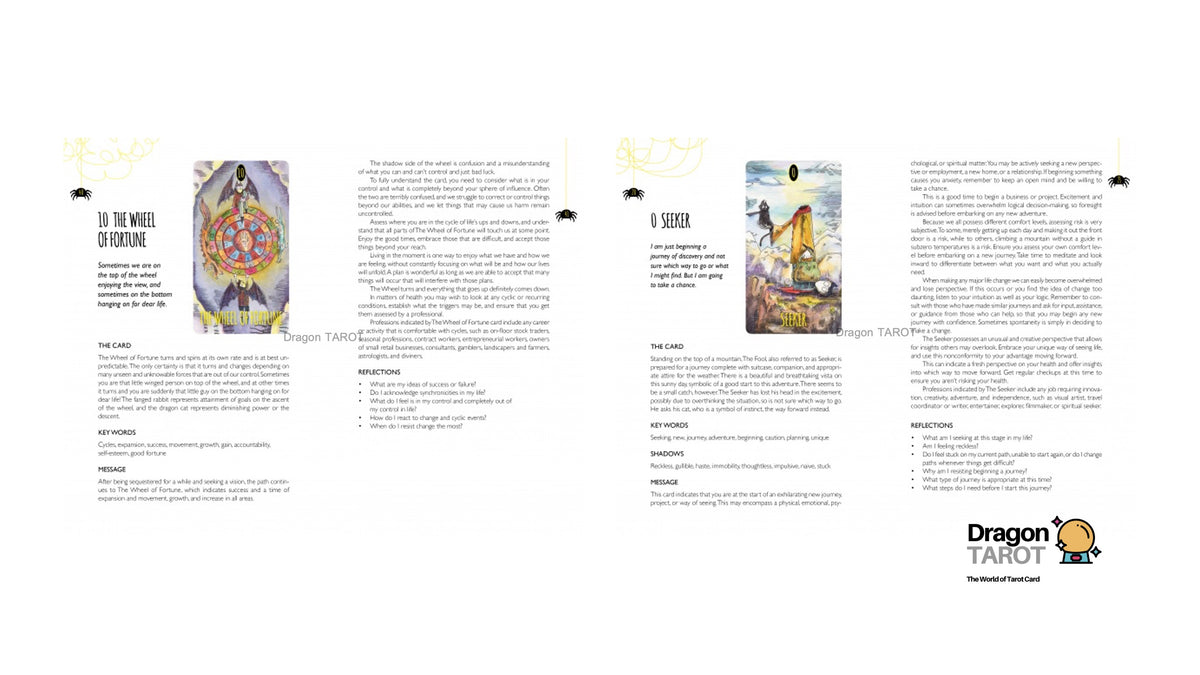 Shadowland Tarot | ไพ่ทาโรต์ ไพ่ขอบทอง พร้อมหนังสือคู่มือ