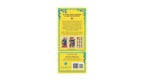 The back cover of the book 'The Gong Kit of Marbell' by Nisard Goublanski, featuring a bright yellow background with descriptive text, small illustrations of tarot cards, and a barcode.