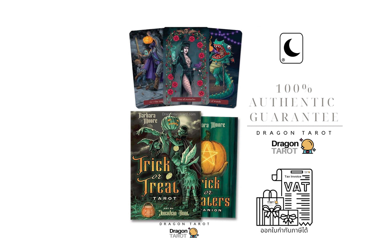 Trick or Treat Tarot Small Kit Edition | ไพ่ธีมฮาโลวีน ไพ่ทาโรต์