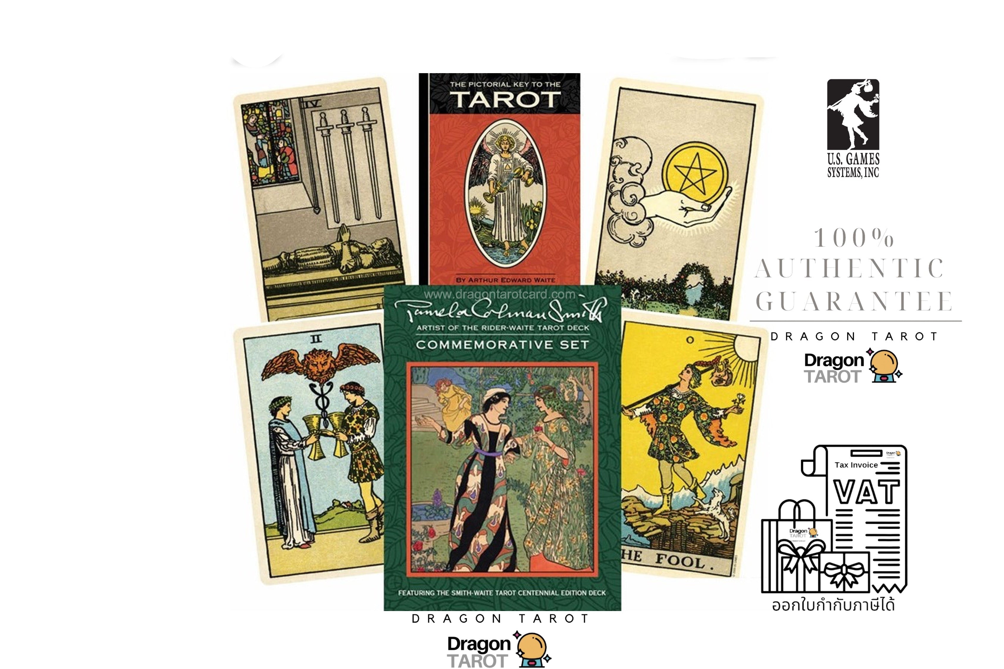 Pamela Colman Smith Commemorative Set, The | ชุดไพ่ทาโรต์สะสม ครบรอบ 100 ปี Rider-Waite Tarot