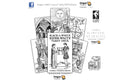 Black and white Rider-Waite tarot deck packaging and several illustrated cards arranged on a white background, with Dragon Tarot branding and guarantee text visible.