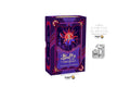 Buffy the Demon Slayer card deck and box set by Dragon Tarot, shown on a plain white background with a small text callout about a 100% authentic guarantee.