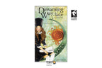Front cover of the tarot deck box 'Dreaming Way of Tarot' by Jane Chua, featuring an illustration of a woman in a top hat and coat with a large orange spiral motif on a pale green background. The image is centered on a white page with Dragon Tarot branding and a California Rising Inc.