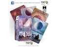 A fan arrangement of Dragon Tarot oracle cards and a boxed set titled 'Moonlory Manifestation' on a white background, with visible Dragon Tarot and Hay House branding.