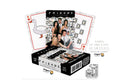 Dragon Tarot Friends Collection deck with illustrated playing cards and a black-and-white patterned box on a white background, featuring the Friends logo and Thai text.