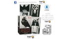 Dragon Tarot 'Murder of Crows' tarot deck packaging shown on a white background with promotional text, logos, and illustrations including a raven, crow, and tarot card designs.