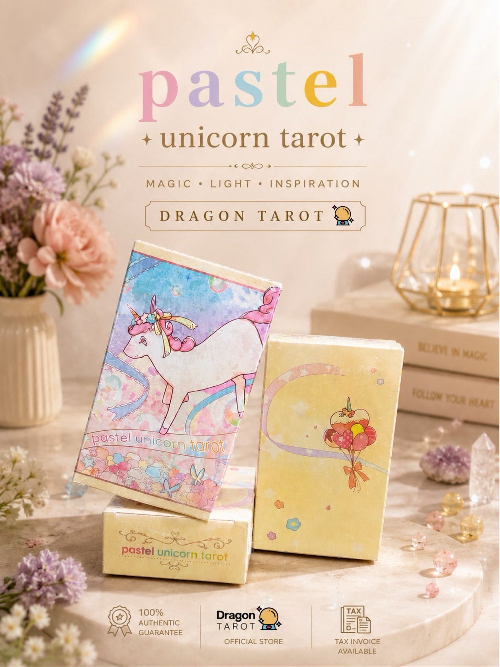 Pastel Unicorn Tarot | ไพ่ทาโรต์ญี่ปุ่น