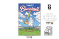 Dragon Tarot 'Tarot of Baseball' card deck box cover shown on a white background alongside U.S.