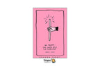 A pink book cover for 'OK TARTY: THE SIMPLE DECK FOR EVERYONE' by Adam J. Kurtz, featuring a hand holding a wand with radiating lines.