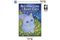 Dragon Tarot 'Affirmations of the Fairy Cats' deck and book set cover shown on a white background with social media and publisher logos around it.