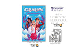 Clueless Dragon Tarot card deck packaging shown on a white background, alongside Insight Editions branding, a 100% authentic guarantee badge, and a VAT receipt illustration.
