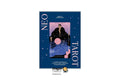 A book cover for 'Neo Tarot' by Dr. Marco Handt, featuring a dark blue background with a central pink and black illustration of a seated figure, displayed on a white background with social media and publisher branding.