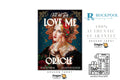 A promotional graphic for a Dragon Tarot oracle card titled 'Tell Me You Love Me Oracle'. The central card features an ornate portrait of a woman with a radiant halo against a dark starry background, with the words 'Tell Me You LOVE ME ORACLE' in stylized typography.