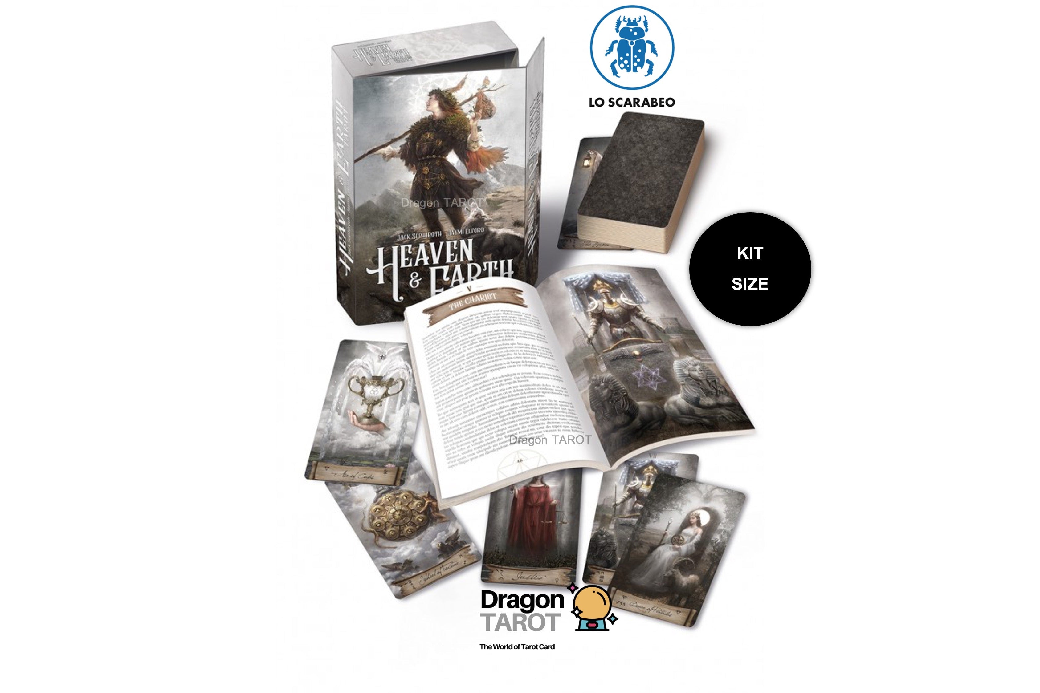 Heaven and Earth Tarot Kit | ไพ่ทาโรต์ พร้อมหนังสือคู่มือ