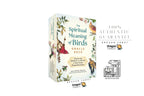 The Spiritual Meaning of Birds Oracle Deck box shown on a white background with Dragon Tarot branding, Thai text, and guarantee graphics.