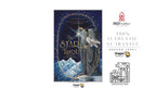 Dragon Tarot 'The Star Tarot' 3rd Edition card deck packaging shown on a white background with several brand and guarantee logos and text on the right, including Red Feather, 100% Authentic Guarantee, and VAT receipt icon.