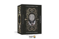 The Phantomwise Tarot deck box shown at a three-quarter angle on a white background, featuring a black cover with ornate gold filigree and a central hot air balloon illustration. Dragon Tarot branding is visible at the top and bottom of the image.