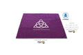 Tarot Cloth Wicca | ผ้าปูไพ่ทาโรต์สีม่วงลาย Wicca (ผ้ากำมะหยี่)