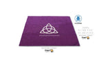 Tarot Cloth Wicca | ผ้าปูไพ่ทาโรต์สีม่วงลาย Wicca (ผ้ากำมะหยี่)