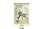 A tarot card titled '5 - LONGING' from the Dragon Tarot deck, featuring an illustration of a reclining woman in a dark cloak and pale dress in an outdoor garden setting. The card is centered on a white background with Dragon Tarot branding at the top and bottom.
