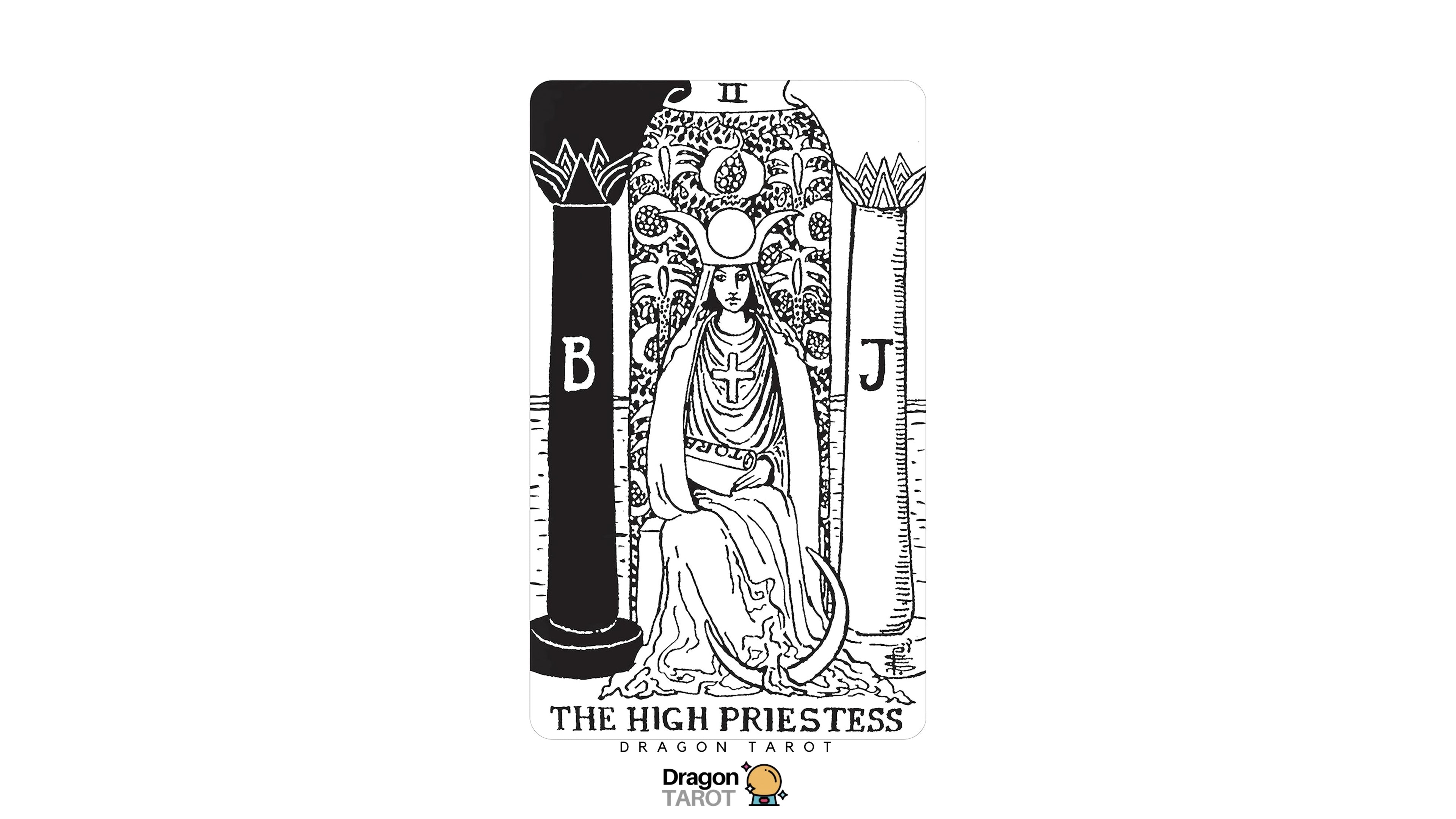 Black &amp; White Rider-Waite® Tarot Deck | ไพ่ทาโรต์