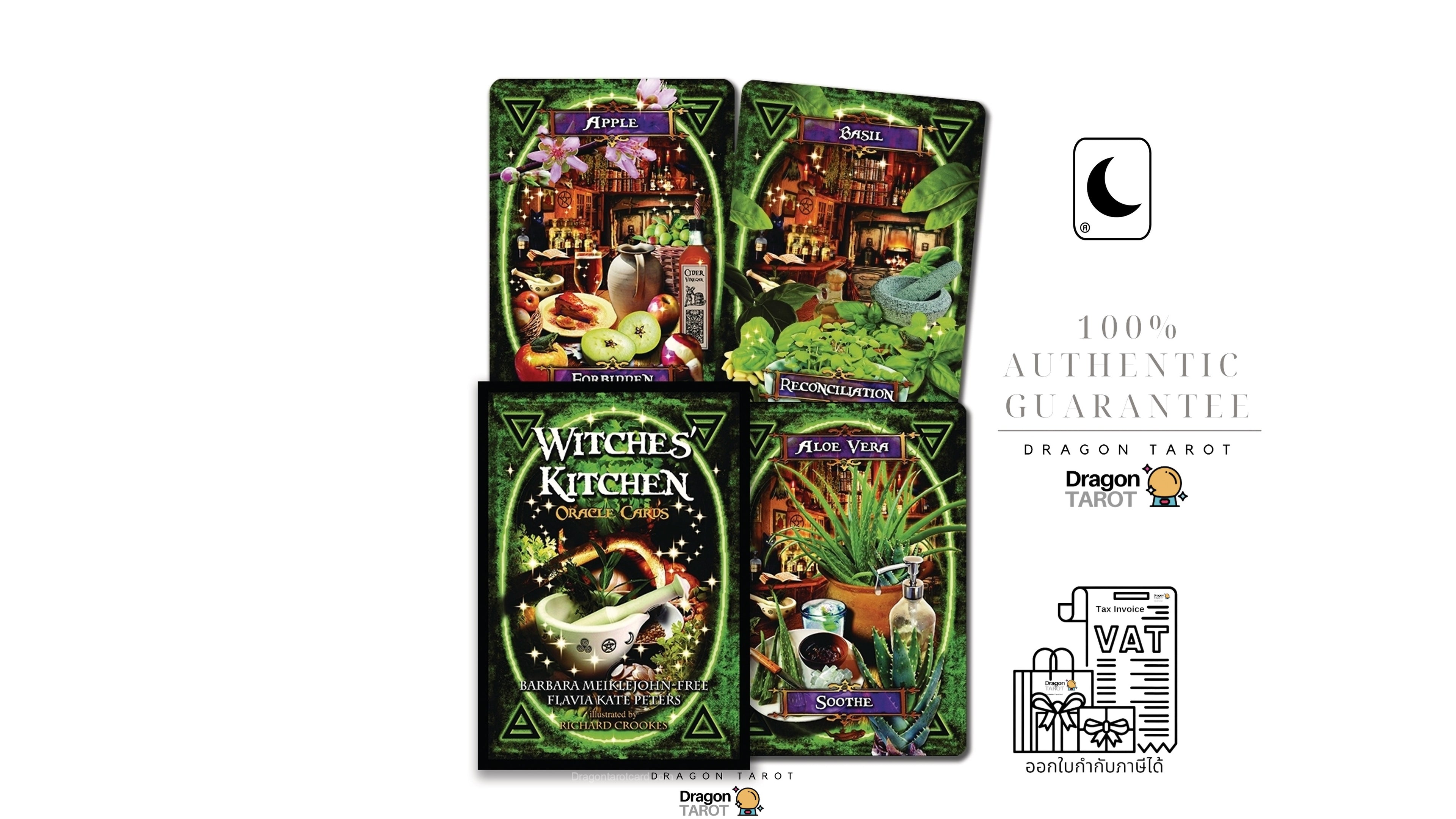 Witches’ Kitchen Oracle Cards | ไพ่ออราเคิล ไพ่ขอบทอง