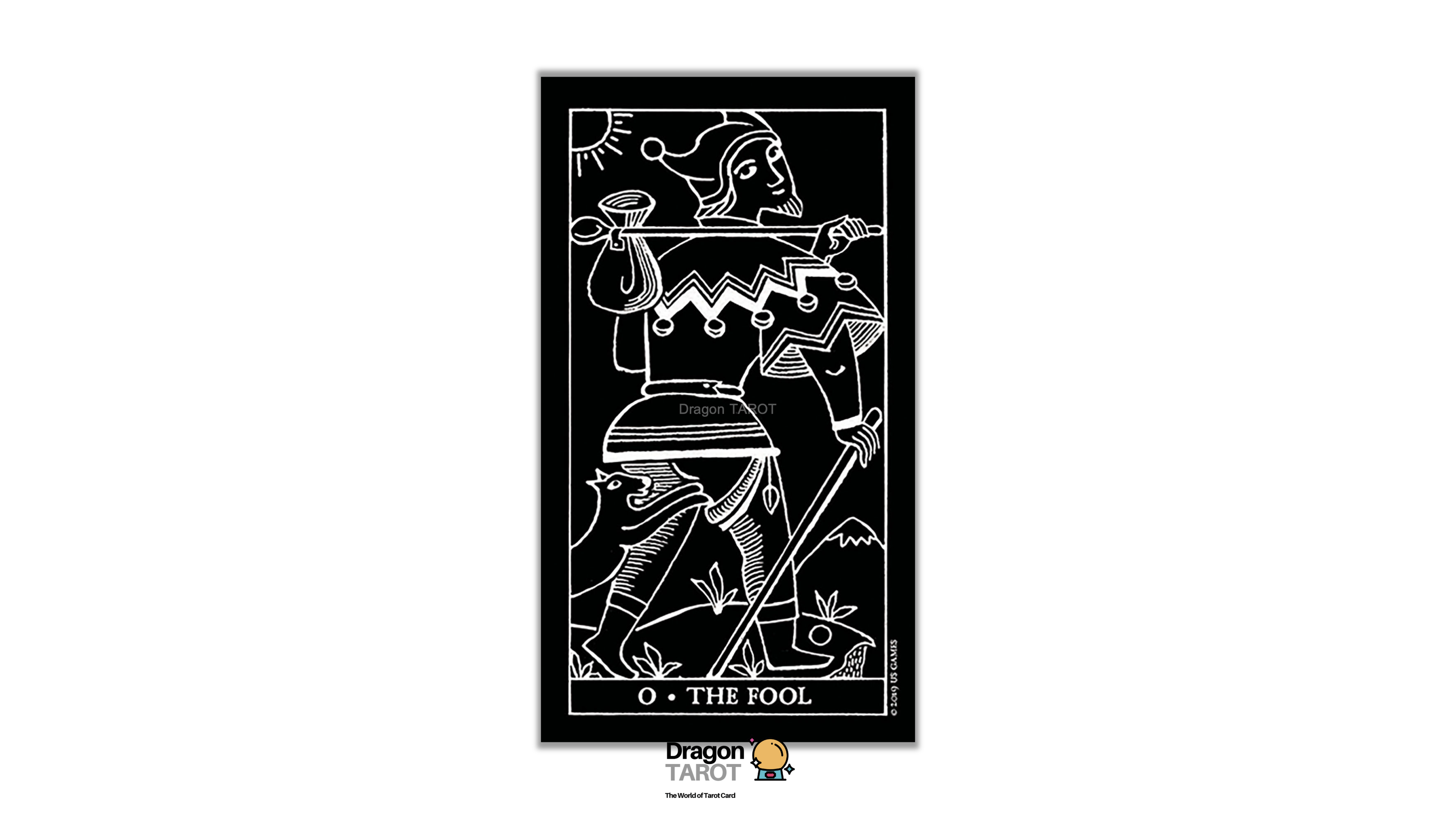 Inversion Tarot in a Tin | ไพ่ทาโรต์ มาร์เซย์ขาวดำขนาดพกพา