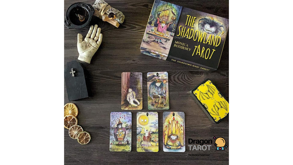 Shadowland Tarot | ไพ่ทาโรต์ ไพ่ขอบทอง พร้อมหนังสือคู่มือ