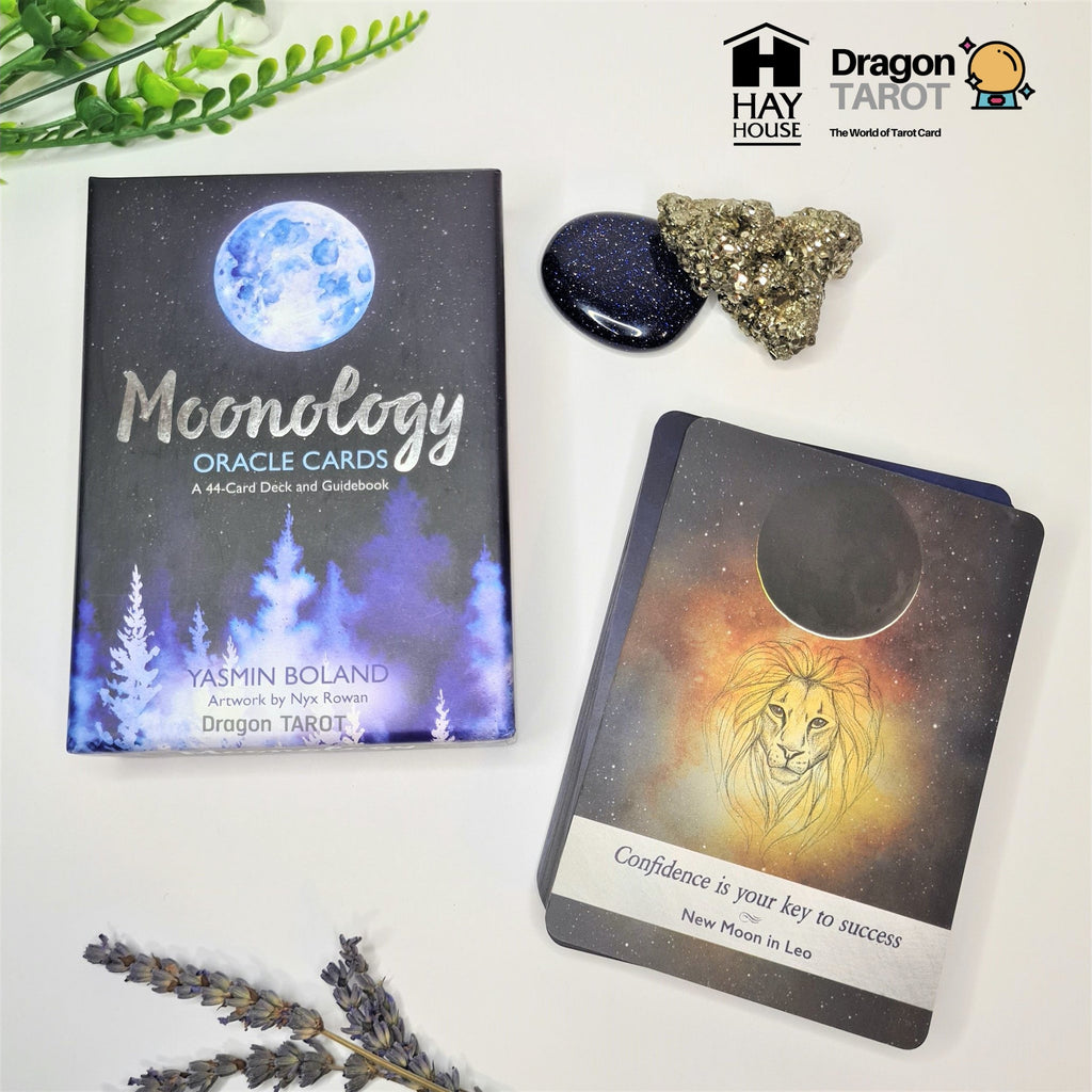 Moonology Oracle Cards: A 44-Card Moon Astrology Oracle Deck and Guidebook | ไพ่ออราเคิล