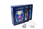 The Fablemakers Animated Tarot Set box set shown on a white background with promotional text and social media branding. The set includes a dark blue box with colorful illustrated tarot card artwork and two matching boxes fanned behind it.
