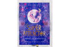 Super Attractor card deck box by Gabrielle Bernstein, featuring a purple and blue watercolor starry sky design with a large moon illustration and gold title text.
