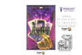 Dragon Tarot Oracle Deck 'Magic of Marvel' book cover centered on a white promotional graphic with Insight Editions branding, Thai text, and a small line drawing of a tarot card.