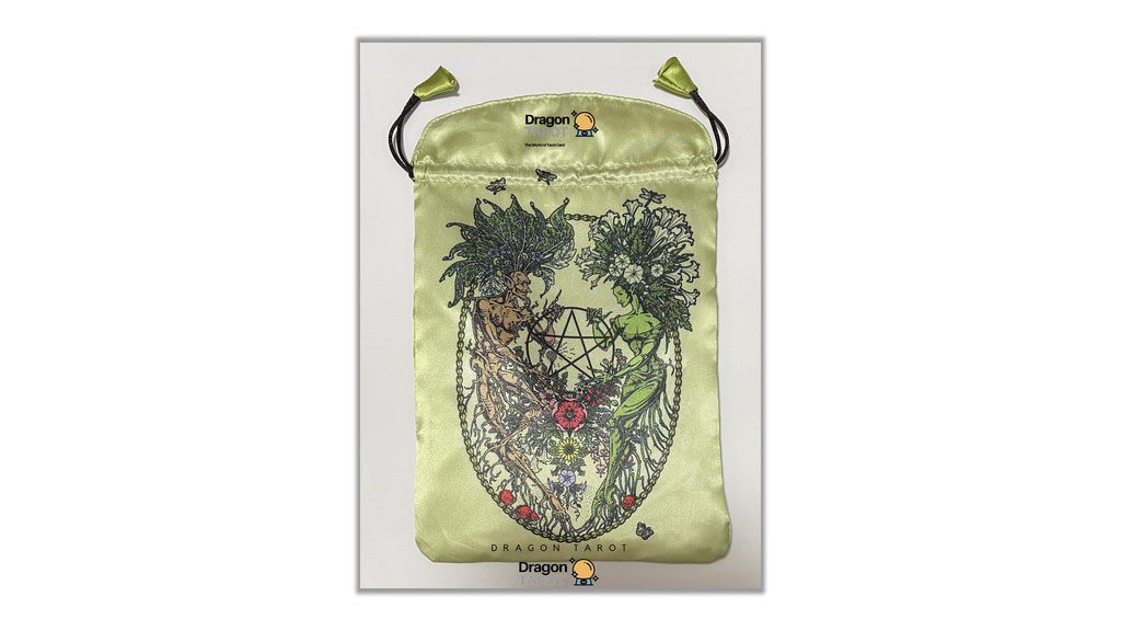 Magickal Botanical Tarot Pouch | ถุงใส่ไพ่ทาโรต์ (ผ้าซาติน)