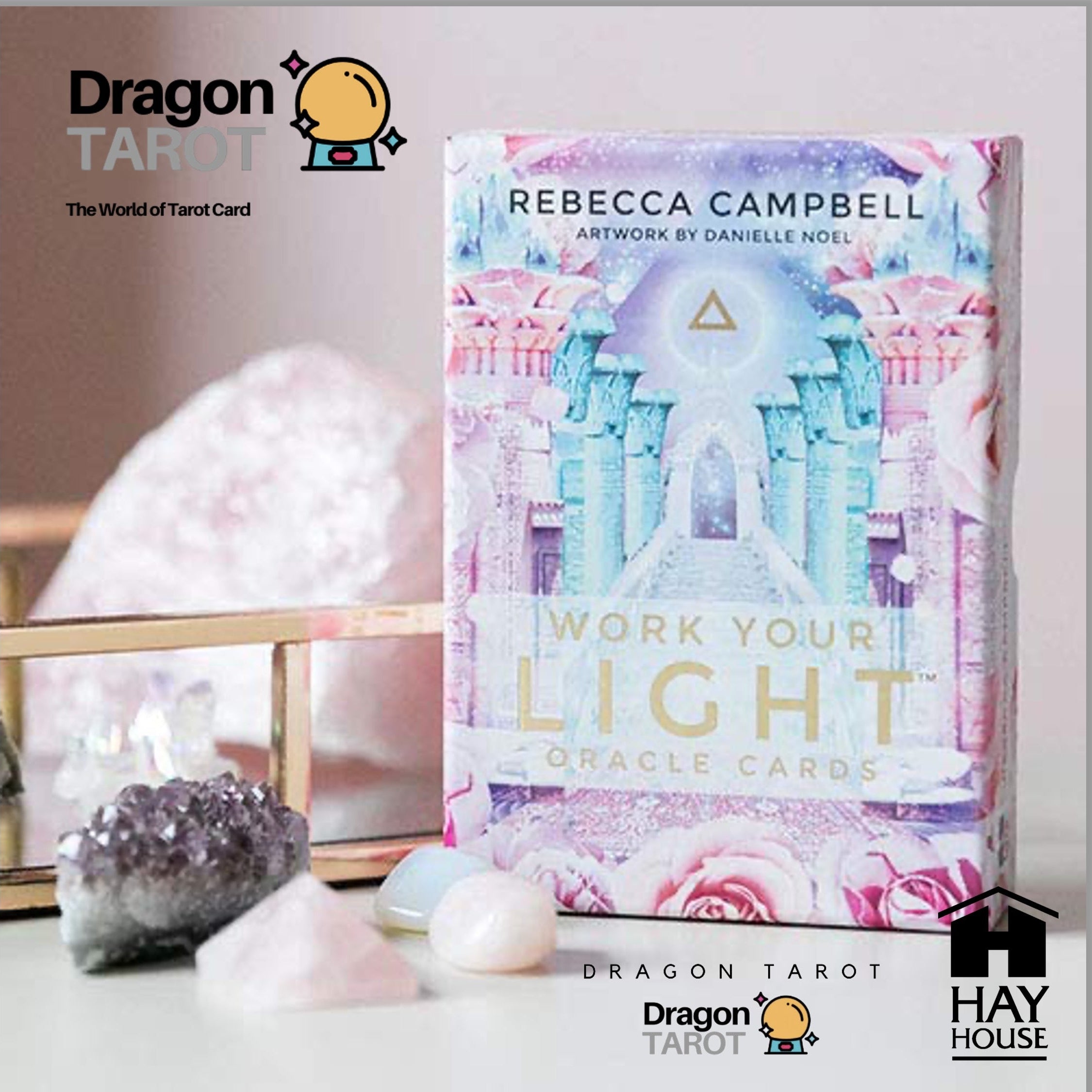ไพ่ออราเคิล Work Your Light Oracle (ของแท้ 100%) ไพ่ยิปซี, ไพ่ทาโรต์ สินค้าพร้อมส่ง ไพ่แท้, ร้าน Dragon TAROT