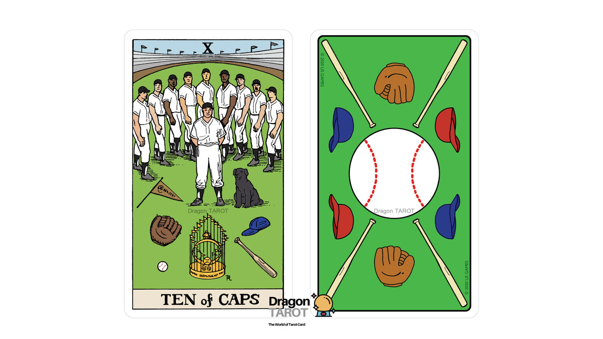 Tarot of Baseball Deck & Book Set | ไพ่ทาโรต์ พร้อมหนังสือคู่มือ