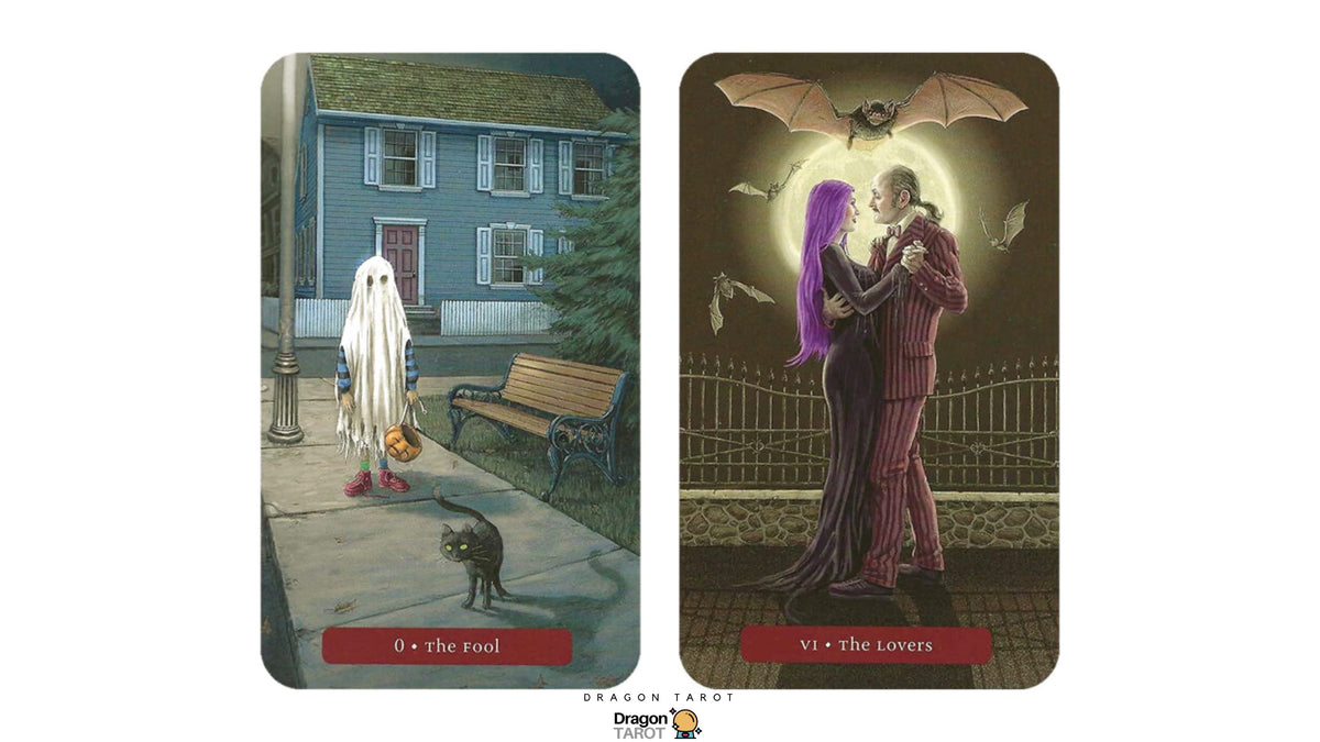 Trick or Treat Tarot Small Kit Edition | ไพ่ธีมฮาโลวีน ไพ่ทาโรต์