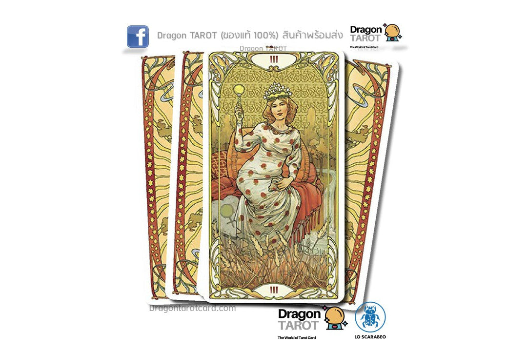 ไพ่ทาโรต์ Golden Art Nouveau Tarot (ของแท้ 100%) สินค้าพร้อมส่ง ร้าน Dragon TAROT