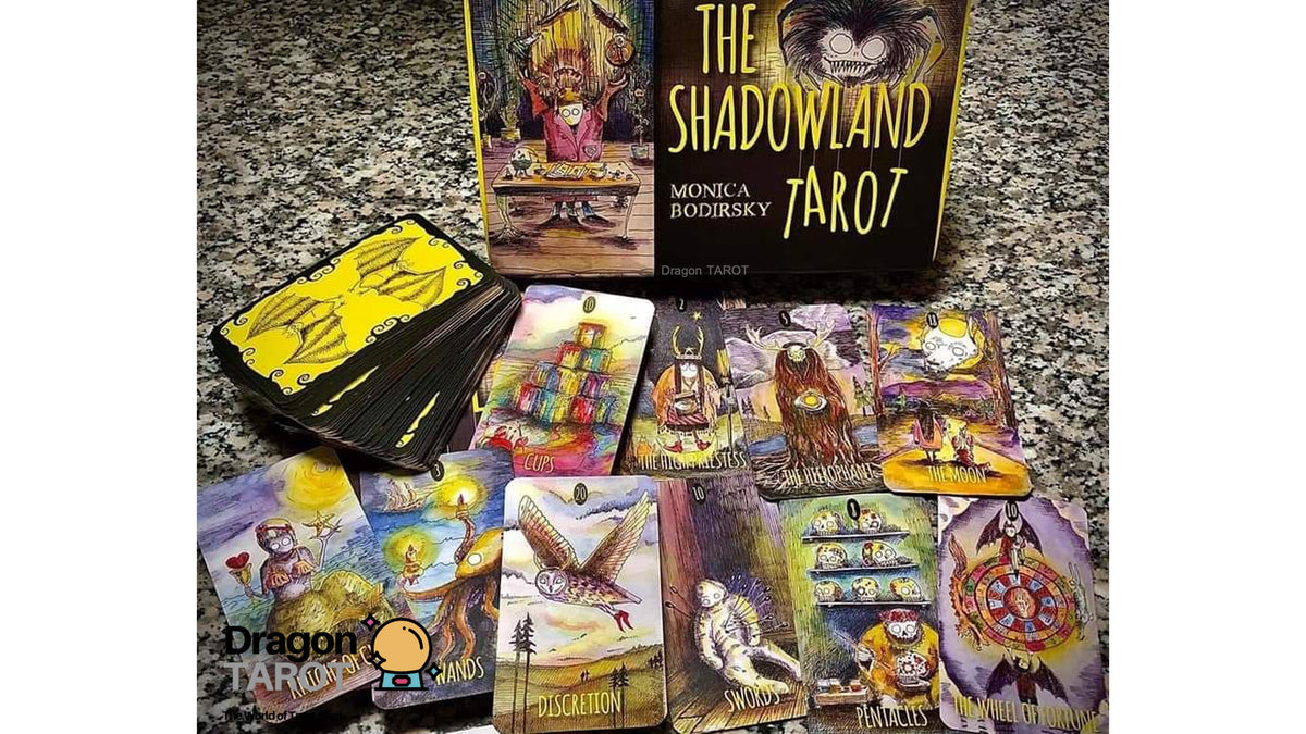 Shadowland Tarot | ไพ่ทาโรต์ ไพ่ขอบทอง พร้อมหนังสือคู่มือ