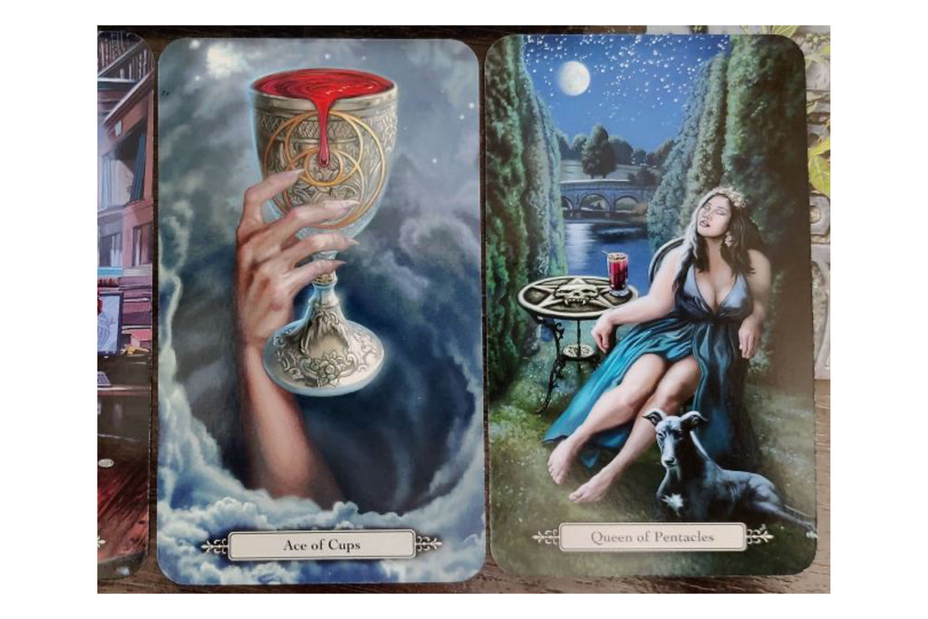 Tarot Of The Vampires | ไพ่ทาโรต์ พร้อมหนังสือคู่มือพิมพ์สี