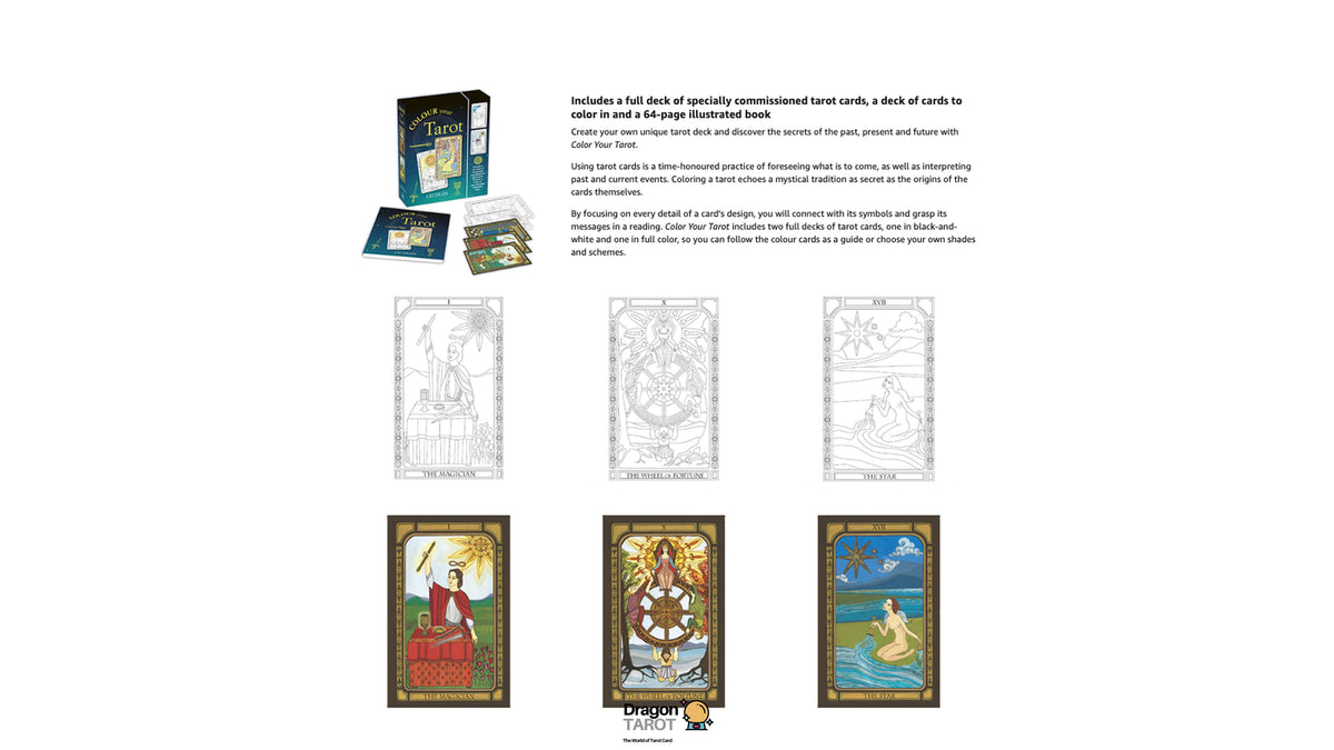 Colour Your Tarot | ไพ่ทาโรต์ระบายสี 2 สำรับ