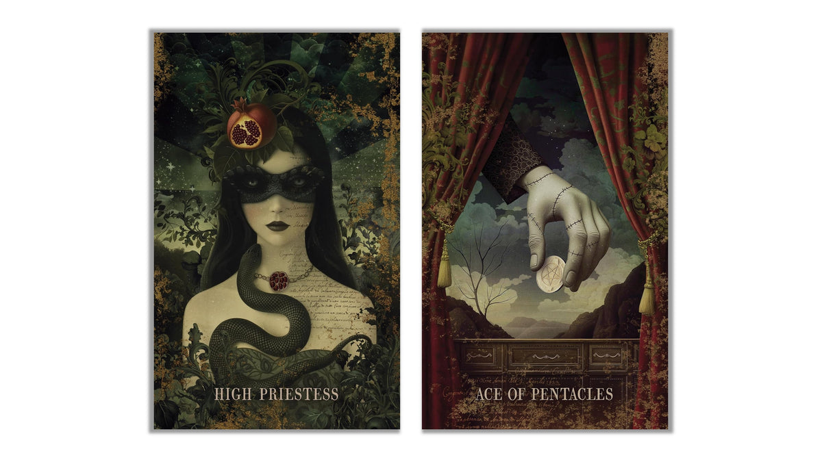 Grim Tales Tarot | ไพ่ทาโรต์ พร้อมหนังสือคู่มือ