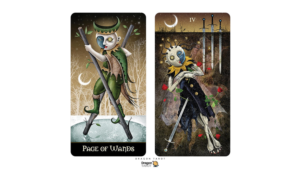 Deviant Moon Tarot: Borderless Miniature Edition | ไพ่ทาโรต์ ขนาดพกพา
