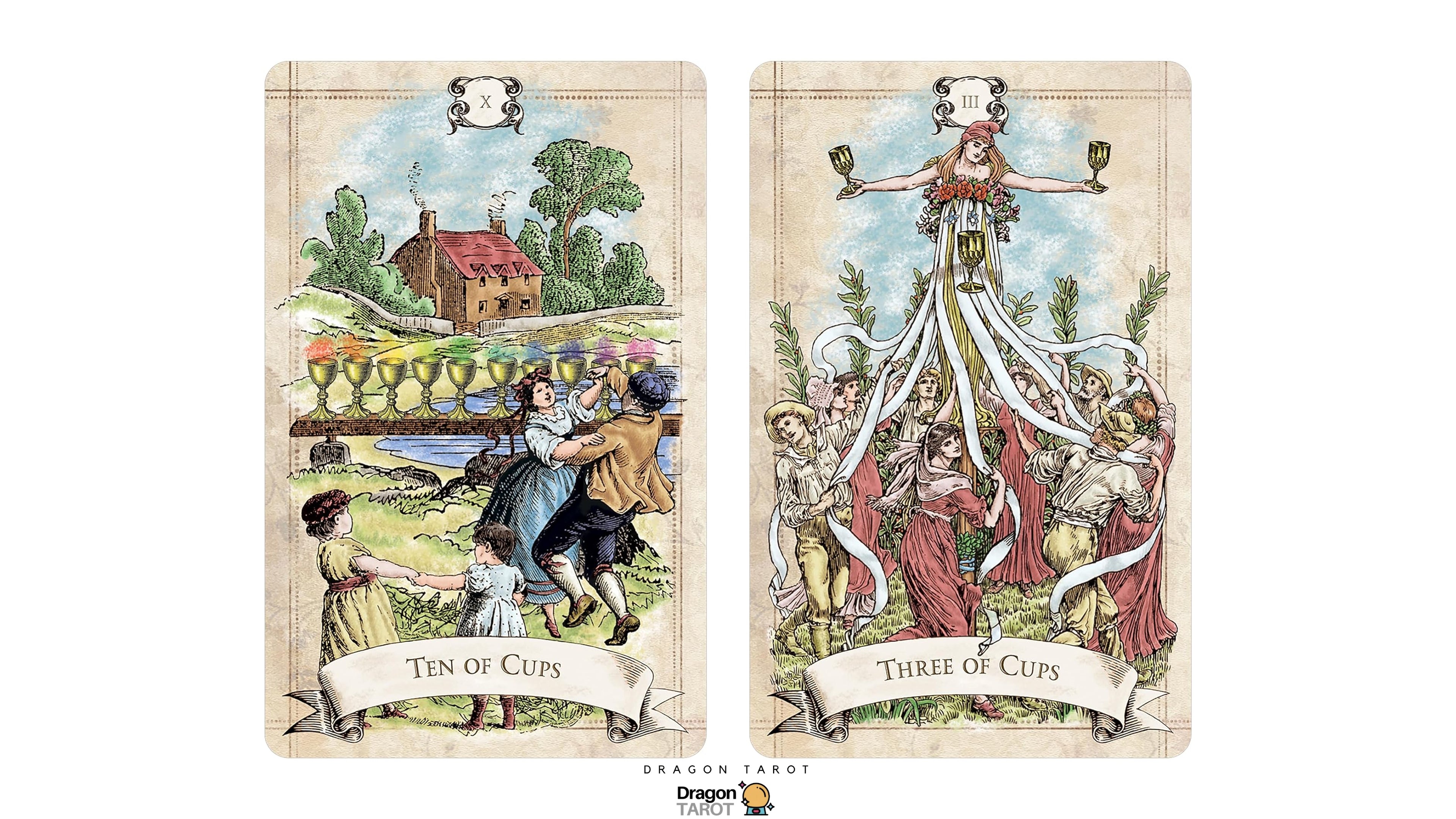 Old Style Tarot Deck & Book Set | ไพ่ทาโรต์ สไตล์วินเทจยุโรป