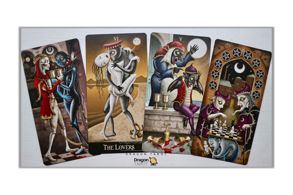 Deviant Moon Tarot: Borderless Edition | ไพ่ทาโรต์ภาพไร้กรอบ