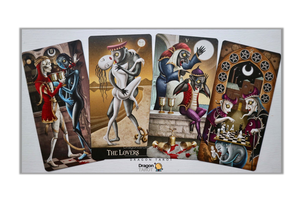 Deviant Moon Tarot: Borderless Edition | ไพ่ทาโรต์ภาพไร้กรอบ