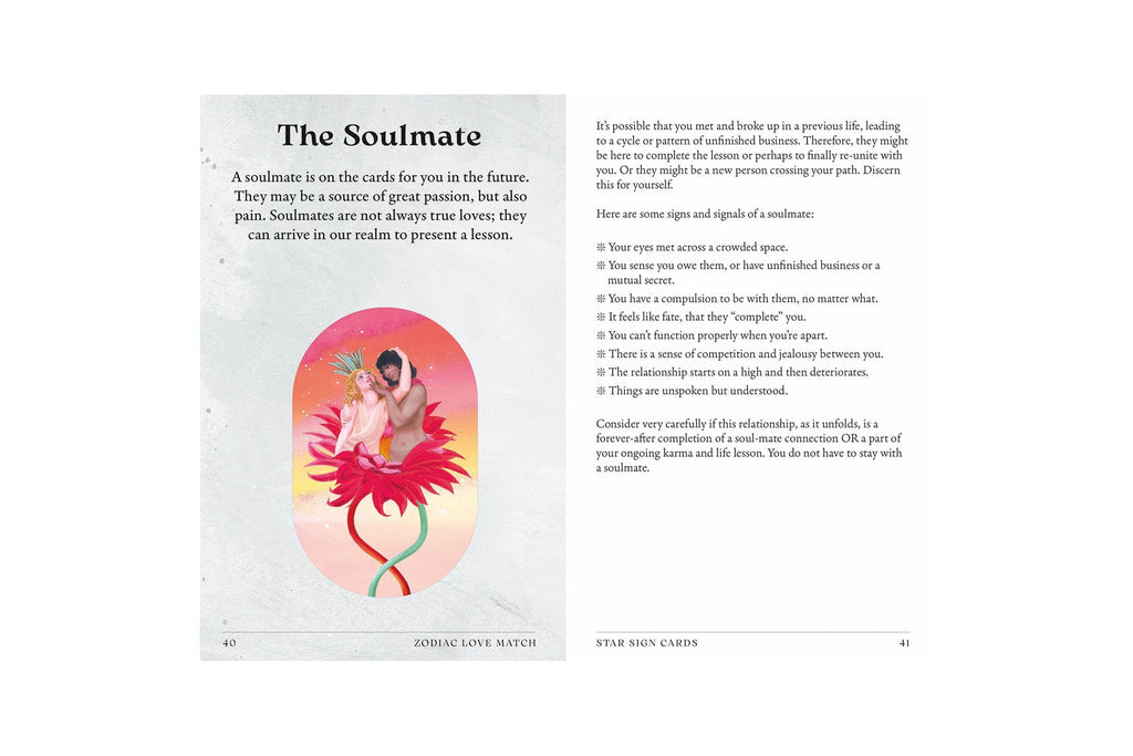Zodiac Love Match Oracle Deck | ไพ่ออราเคิล