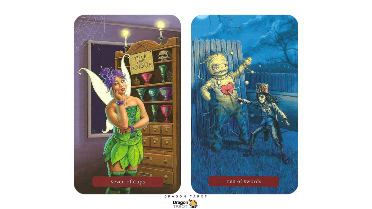 Trick or Treat Tarot Small Kit Edition | ไพ่ธีมฮาโลวีน ไพ่ทาโรต์