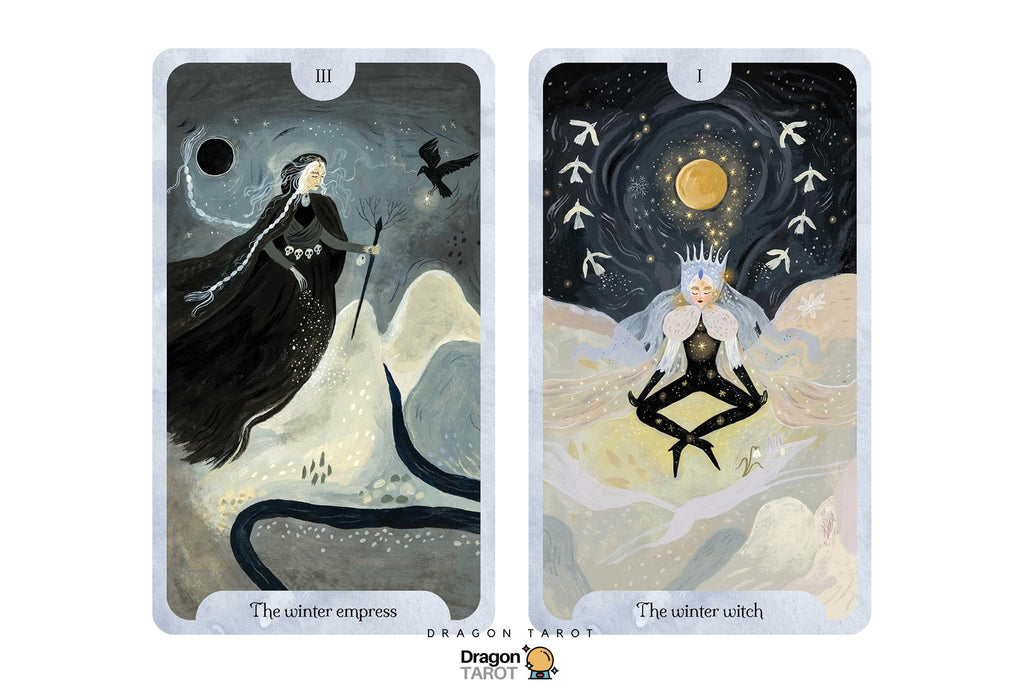 Seasons of the Witch: Winter Tarot ไพ่ขอบม่วง | ไพ่ทาโรต์